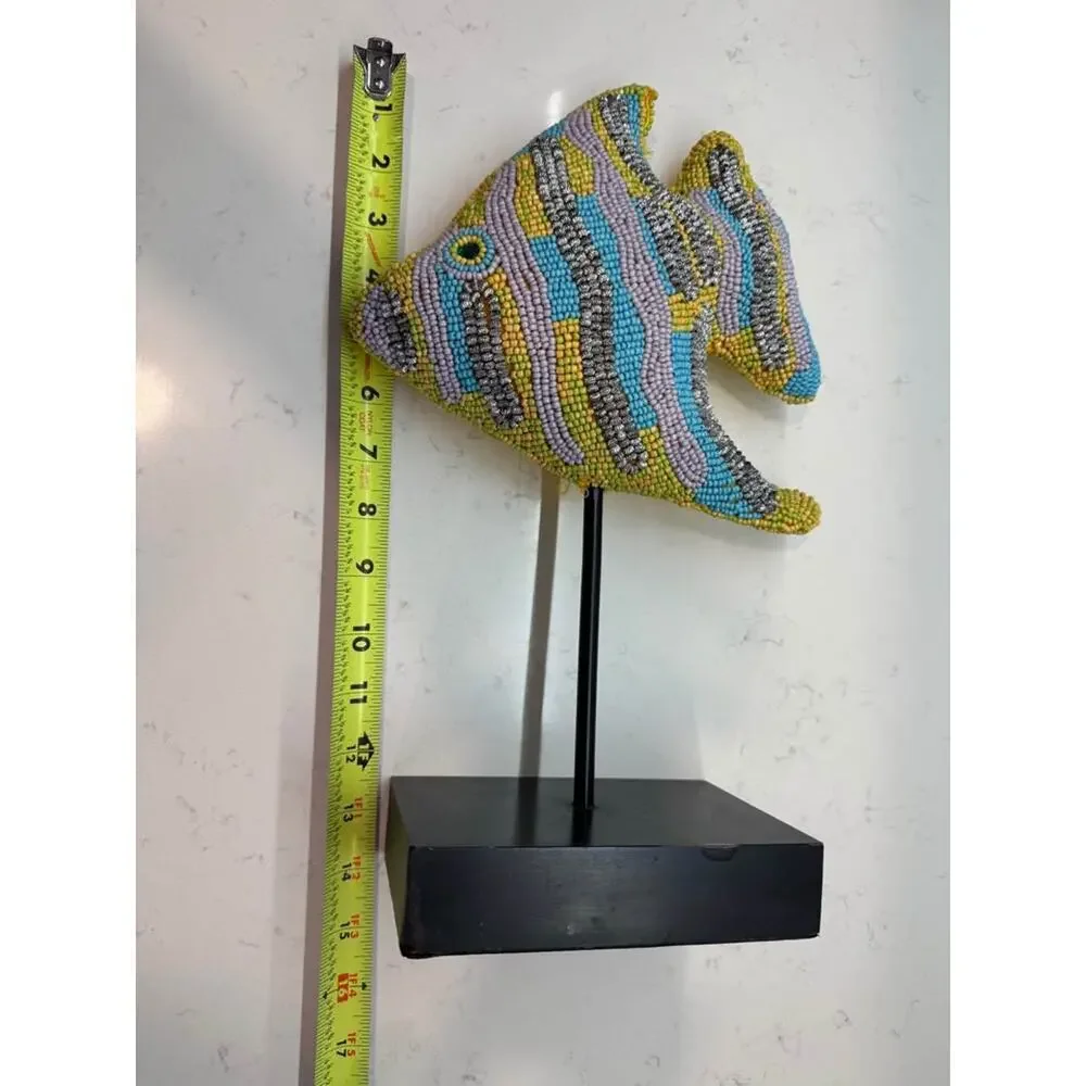 Leila’s Home Beaded Tropical Fish Beach House Decor